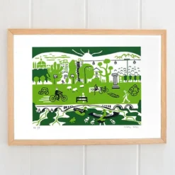 Verde Imperium Screen Print A3