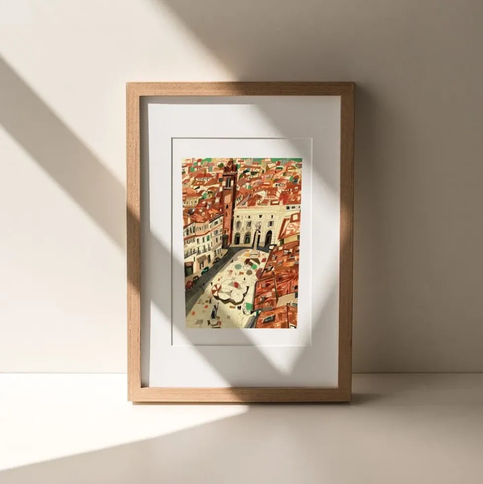 Verona City View Giclée Print