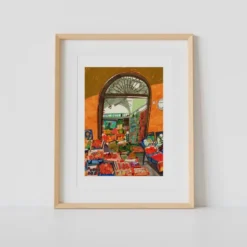 Via Drapperie, Bologna Giclée Print