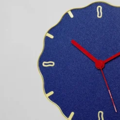 Wall Clock Margherita Blue/Yellow/Red