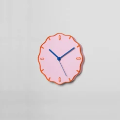 Wall Clock Margherita Pink/Orange/Blue