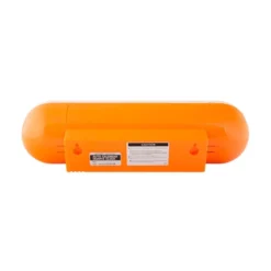 Wall Clock Tube Flip Orange
