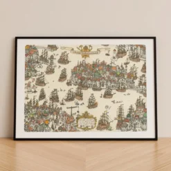 Weinstruckesburg Giclée Print A3