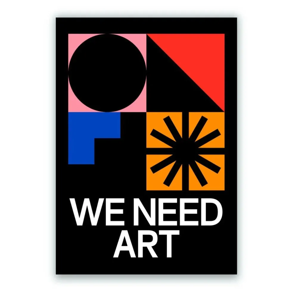 We Need Art Giclée Print