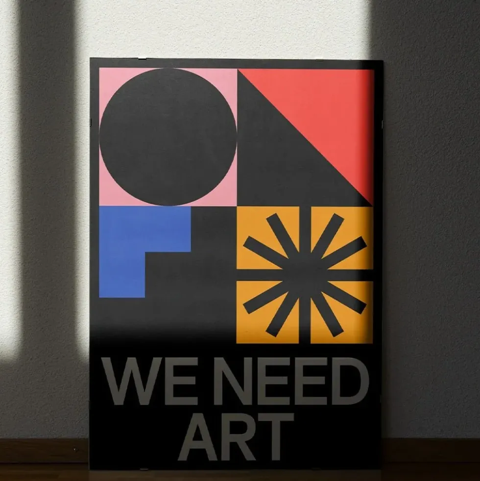 We Need Art Giclée Print