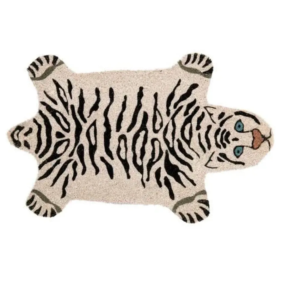 White Tiger Doormat