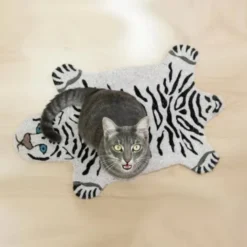 White Tiger Doormat