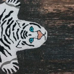 White Tiger Doormat
