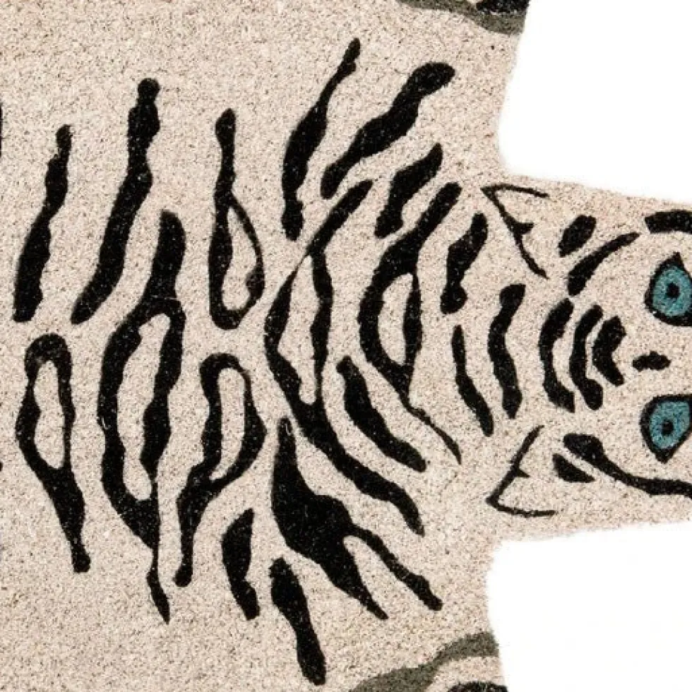 White Tiger Doormat