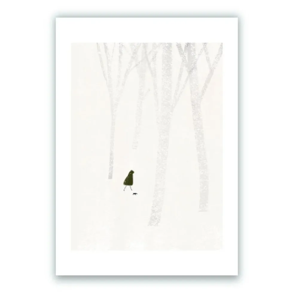 Winter Stroll Giclée Print