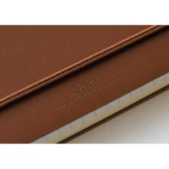WM Ring Memo Grain Dark Brown