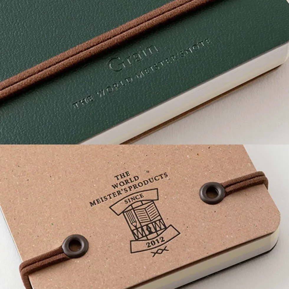 WM Ring Memo Grain Green