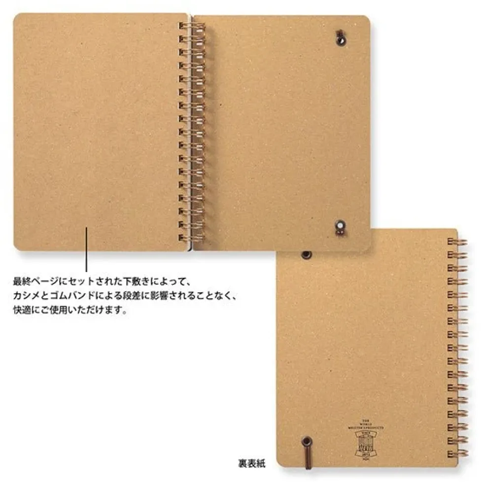 WM Ring Notebook Grain B6 Variant Black