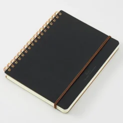 WM Ring Notebook Grain B6 Variant Black