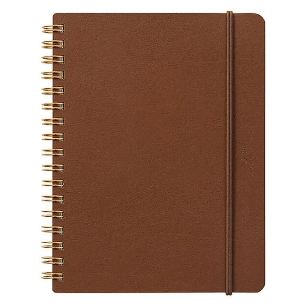 WM Ring Notebook Grain B6 Variant Dark Brown