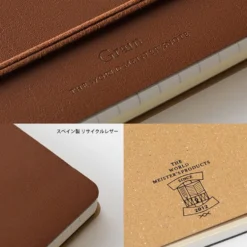 WM Ring Notebook Grain B6 Variant Dark Brown