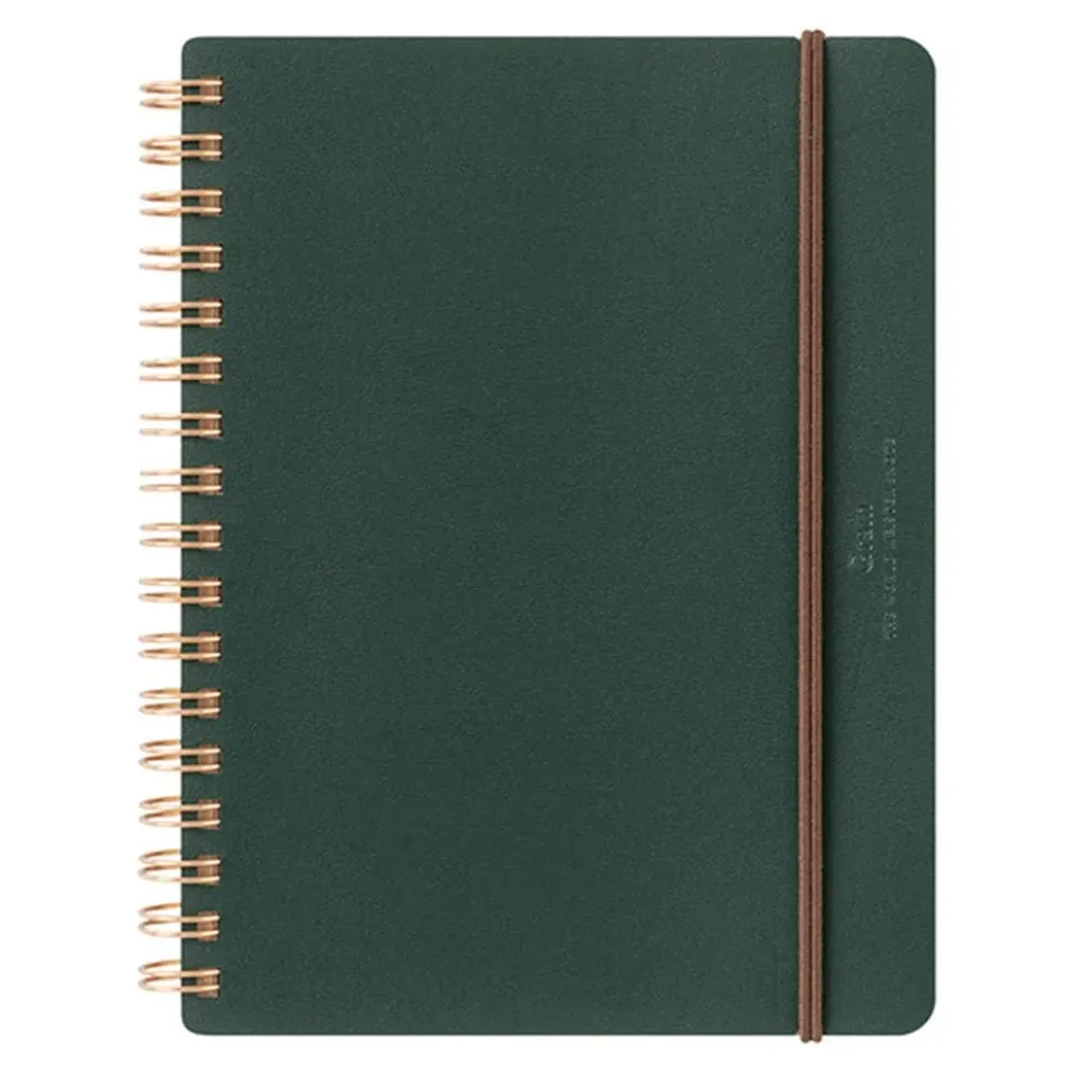WM Ring Notebook Grain B6 Variant Green