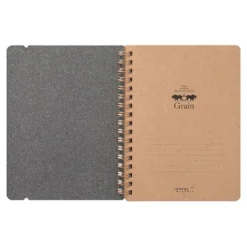 WM Ring Notebook Grain B6 Variant Green