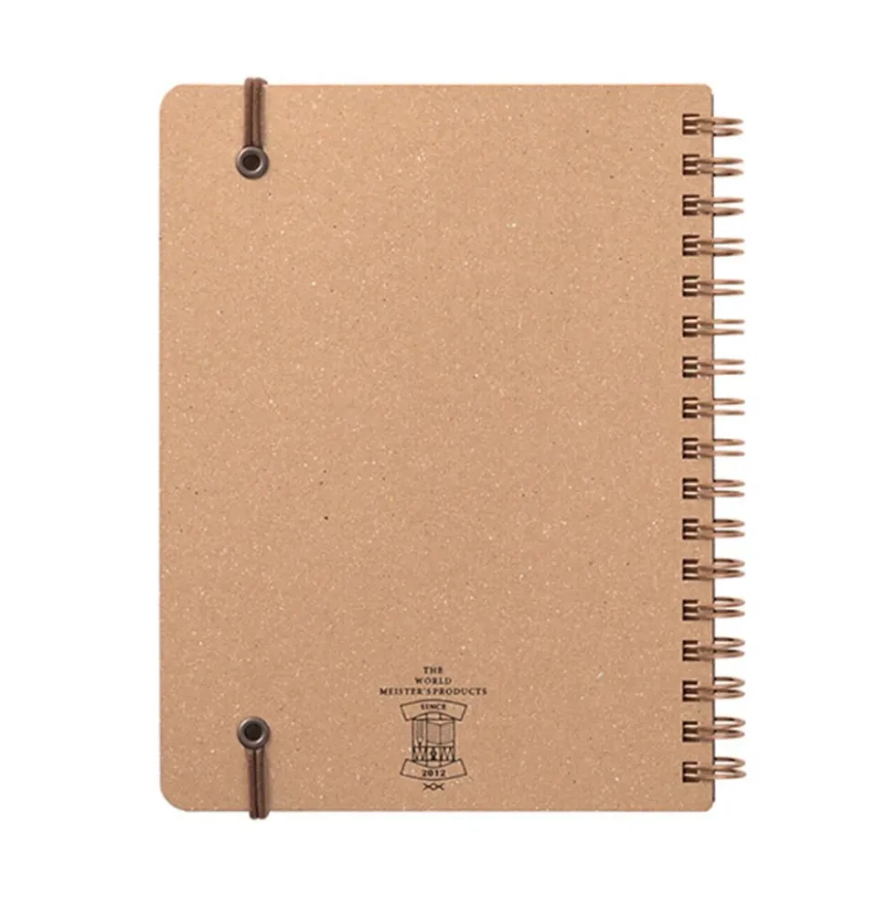 WM Ring Notebook Grain B6 Variant Green