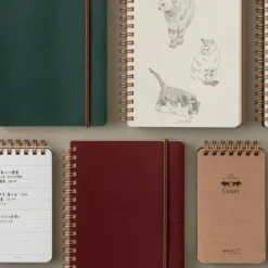 WM Ring Notebook Grain B6 Variant Red