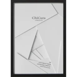 Wooden Frame A4 Glass Black