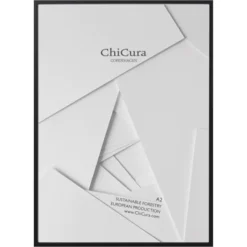 Wooden Frame A2 Glass Black