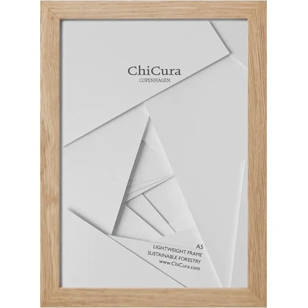 Wooden Frame A5 Glass Oak