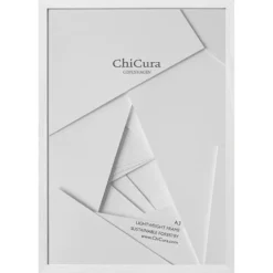 Wooden Frame A3 Glass White