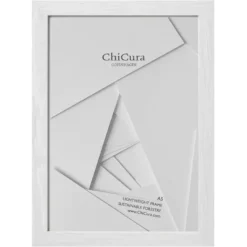 Wooden Frame A5 Glass White