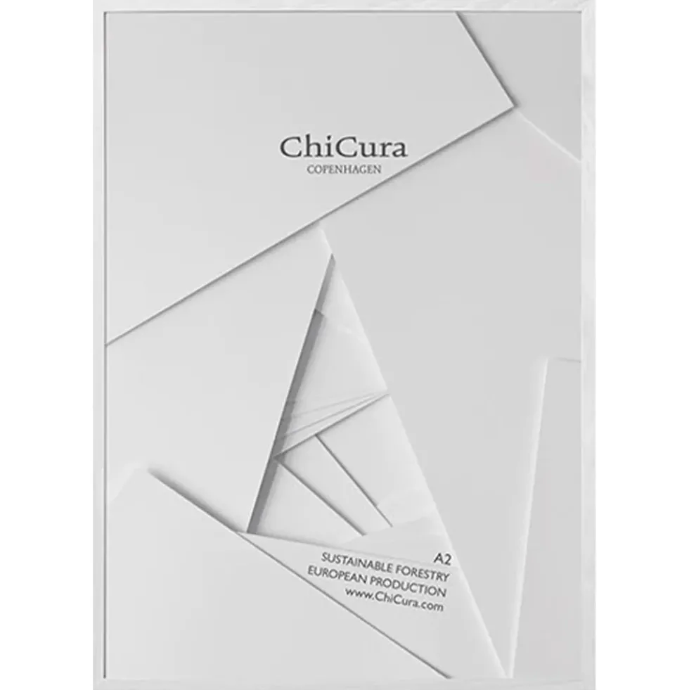 Wooden Frame A2 Glass White