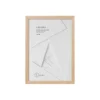 Wooden Frame E A4 Oak - Anti-Reflective Acrylic