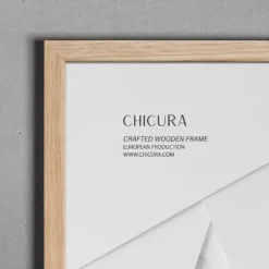Wooden Frame E A5 Oak - Anti-Reflective Acrylic