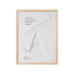 Wooden Frame E 30x40 Oak - Anti-Reflective Acrylic