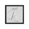 Wooden Frame 22x22 Glass Black
