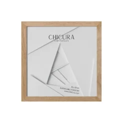 Wooden Frame 22x22 Glass Oak