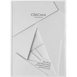 Wooden Frame 50x70 Glass White