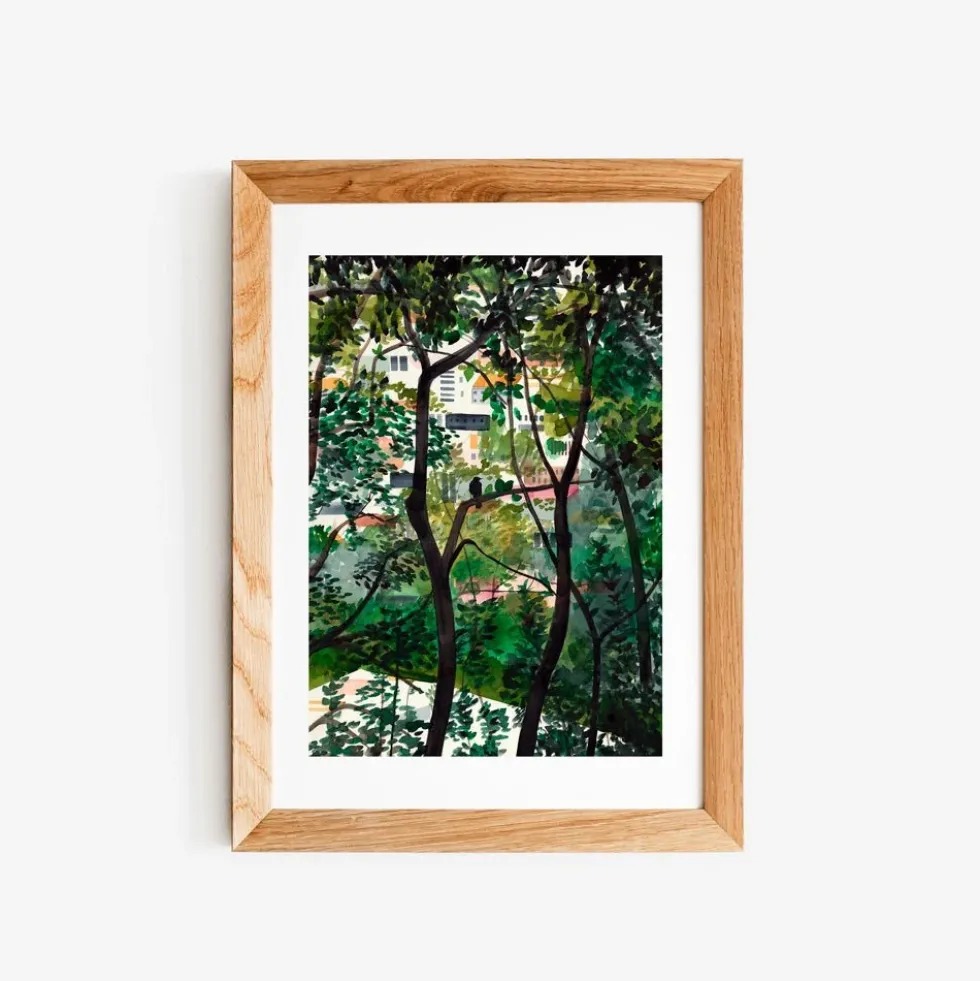 Woods Giclée Print A5