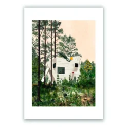 Yellow Door Giclée Print A5