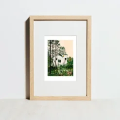 Yellow Door Giclée Print A5
