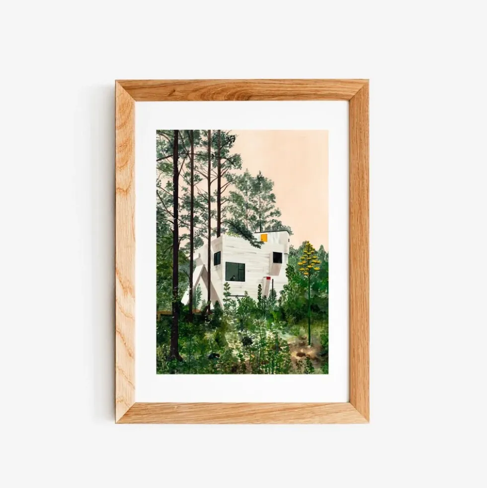 Yellow Door Giclée Print A5