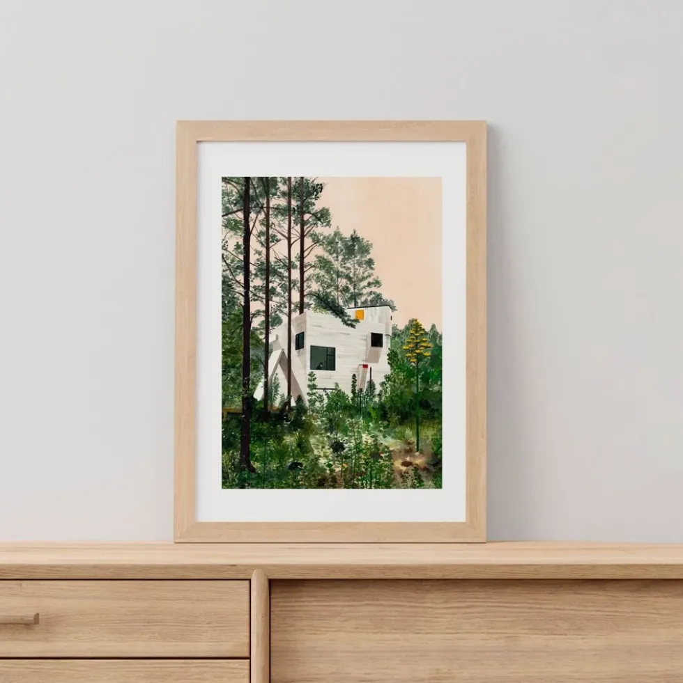 Yellow Door Giclée Print A5