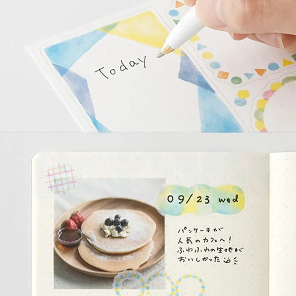 Yuru Log Sticker 2 Sheets Cat