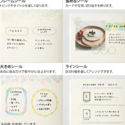 Yuru Log Sticker 2 Sheets Cat
